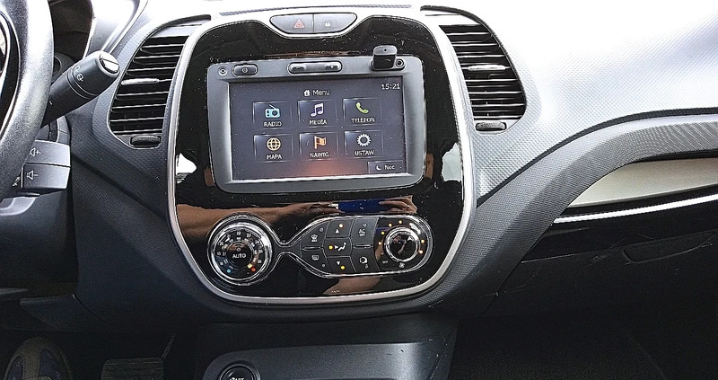 Renault Captur cena 45900 przebieg: 93100, rok produkcji 2014 z Rzeszów małe 11